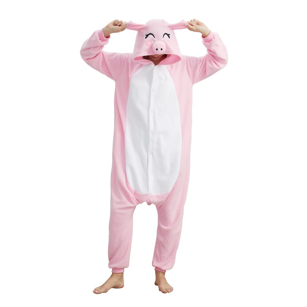 2366 Adult Animal Pajamas Cosplay Costume Halloween Sleepwear Small